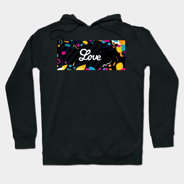 Handwritten Love Hoodie by XOOXOO